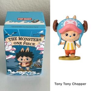 NEW POP MART LABUBU THE MONSTERS x One Piece Box Single Figure Tony Tony Chopper